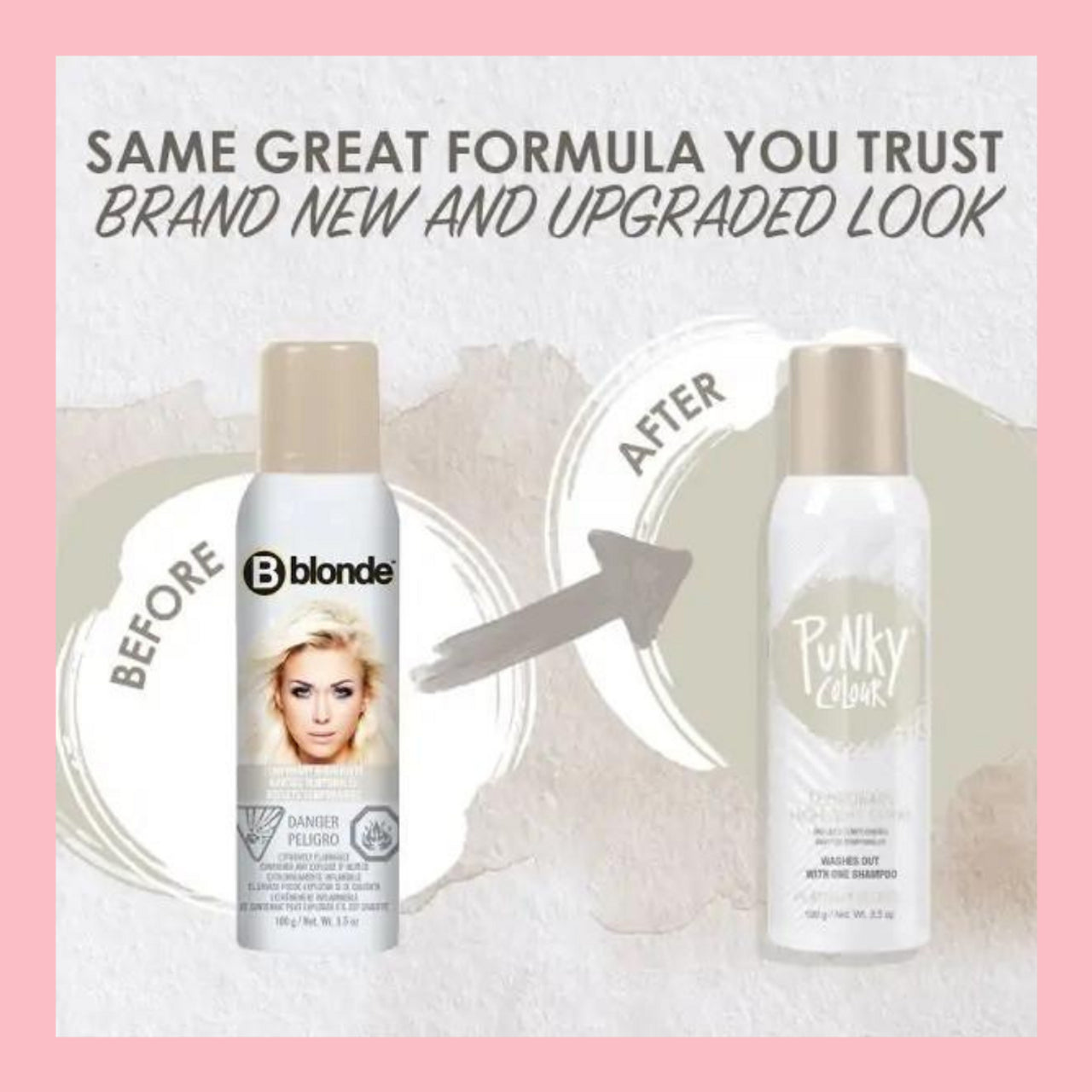 Blonde Colour Hairspray