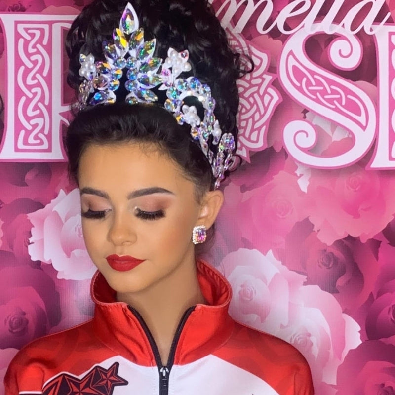 Large Crystal Earing